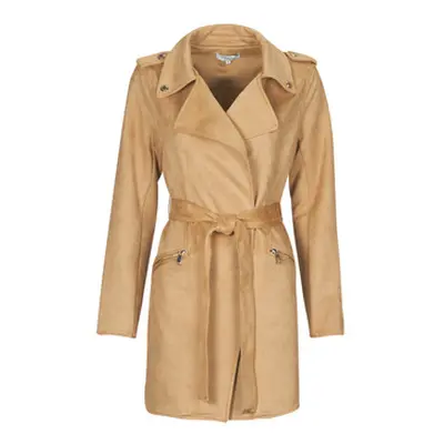 Morgan GARIA women's Trench Coat in Beige