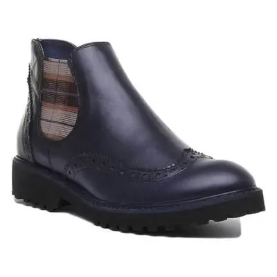 Justinreess England Harriet women's Low Ankle Boots in Blue