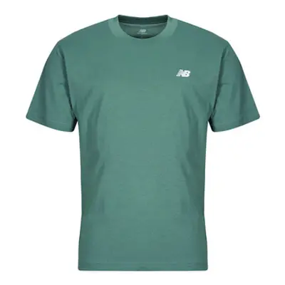 New Balance SMALL LOGO JERSEY TEE men's T shirt in Green