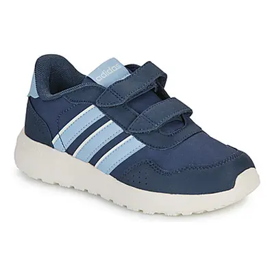 Adidas RUN 60s CF C girls's Children's Shoes (Trainers) in Blue