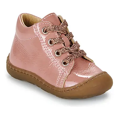 Bopy JORDANA girls's Children's Shoes (High-top Trainers) in Pink