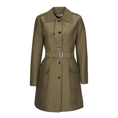 Morgan GINAI women's Trench Coat in Kaki