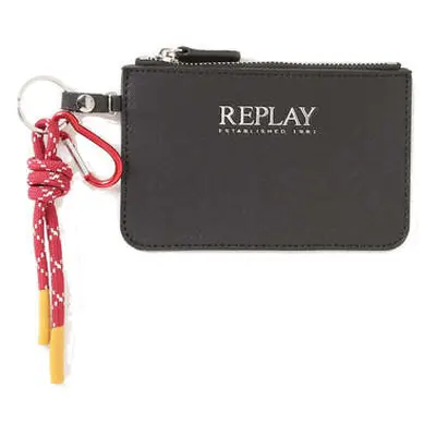 Replay Keyring Holder women's Purse in Black