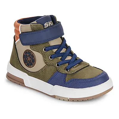 Bopy IRONTON boys's Children's Shoes (High-top Trainers) in Kaki