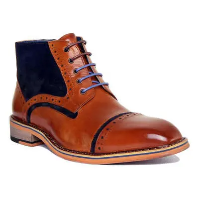 Justinreess England Justin Reess Hi Dennis men's Boots in Multicolour