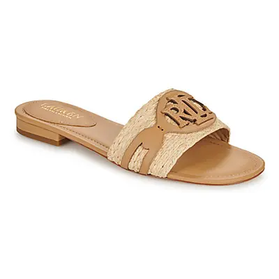 Lauren Ralph Lauren ALEGRA-SANDALS-SLIDE women's Mules / Casual Shoes in Beige