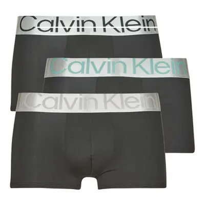 Calvin Klein Jeans LOW RISE TRUNK X3 men's Boxer shorts in Black