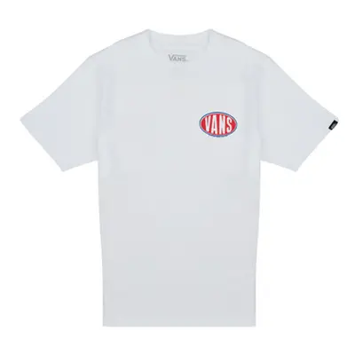 Vans Spray On SS boys's Children's T shirt in White