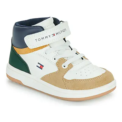 Tommy Hilfiger SKYLER boys's Children's Shoes (High-top Trainers) in White