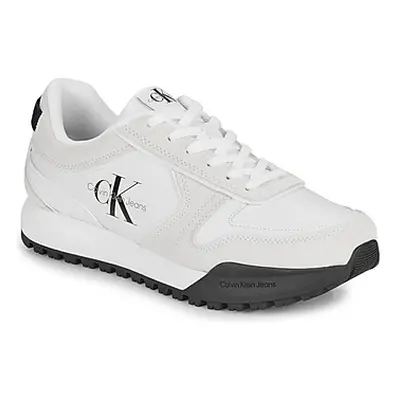 Calvin Klein Jeans TOOTHY RUNNER IRREGULARLINES men's Shoes (Trainers) in White