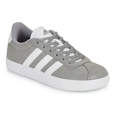 Adidas VL COURT 3.0 K girls's Children's Shoes (Trainers) in Grey