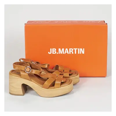 JB Martin BORNEO women's Clogs (Shoes) in Brown