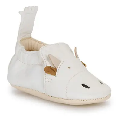 Easy Peasy MY BLUMOO VACHE girls's Children's Slippers in White