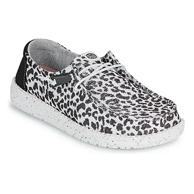 HEYDUDE Wendy Leopard women's Slip-ons (Shoes) in Black