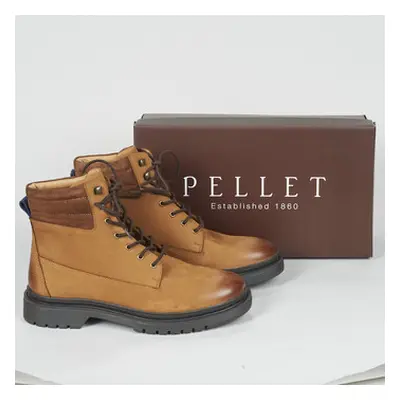 Pellet ORACIO men's Mid Boots in Brown