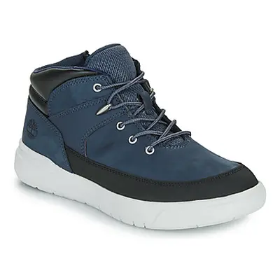 Timberland SENECA BAY MID LACE UP girls's Children's Shoes (High-top Trainers) in Blue