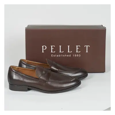 Pellet ANTON men's Loafers / Casual Shoes in Brown