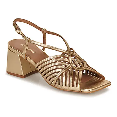 Maison Minelli F932111METPLATINE women's Sandals in Gold