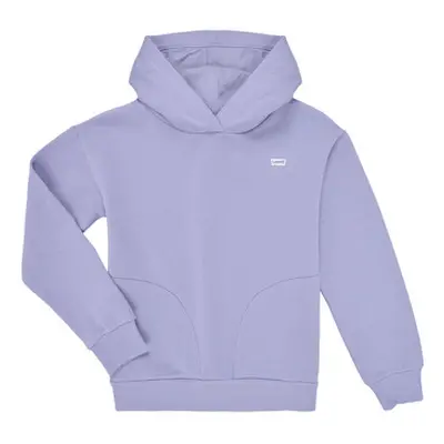 Levis LVG-BATWING CHEST HIT HOODIE girls's Children's Sweatshirt in Purple