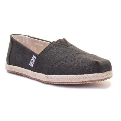 Toms Clas-W-Blk women's Slip-ons (Shoes) in Black