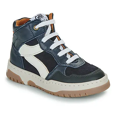 GBB ADOLINO boys's Children's Shoes (High-top Trainers) in Blue