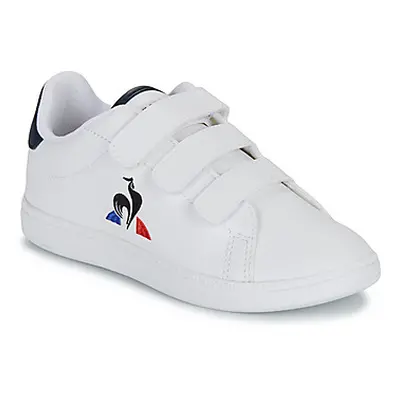 Le Coq Sportif COURTSET_2 PS boys's Children's Shoes (Trainers) in White