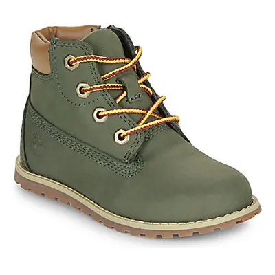 Timberland POKEY PINE MID LACE UP WITH ZIP boys's Children's Mid Boots in Green