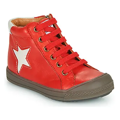 GBB KASSIO boys's Children's Shoes (High-top Trainers) in Red