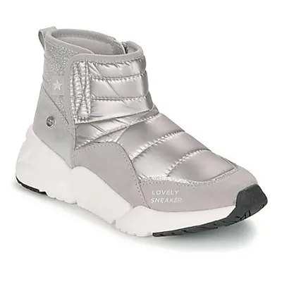 Gioseppo UDBY girls's Children's Shoes (High-top Trainers) in Silver