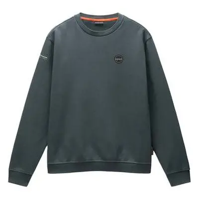 Napapijri Badge Sweatshirt Green Urban men's Sweatshirt in Green