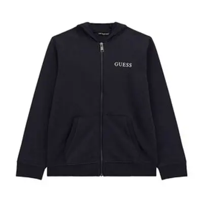 Guess ZIP UP HOODED ACTIVE TOP boys's Children's sweatshirt in Marine