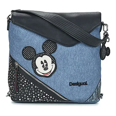 Desigual BACK MICKEY DENIM EDGE JERSEY MAXI PU women's Backpack in Blue