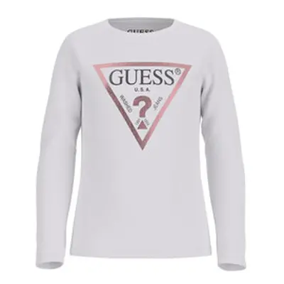 Guess LS ST SHIRT CORE girls's in White