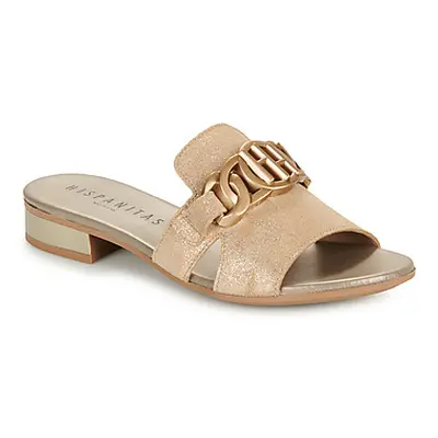 Hispanitas LENA M women's Mules / Casual Shoes in Gold