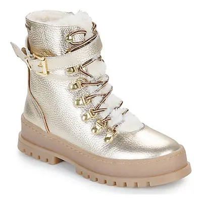 Les Tropéziennes par M Belarbi VALERIA women's Mid Boots in Gold