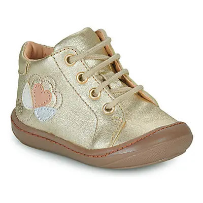 GBB REINETTE girls's Children's Shoes (High-top Trainers) in Gold