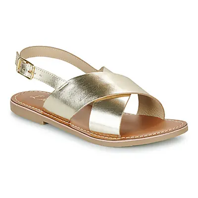 L'Atelier Tropézien FANNY women's Sandals in Gold