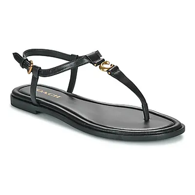 Coach JESSICA LTH SANDAL women's Sandals in Black