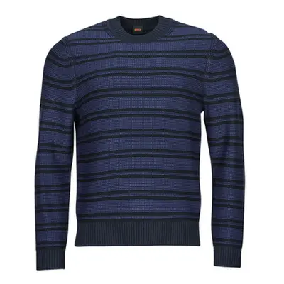 BOSS Amodero men's Sweater in Blue