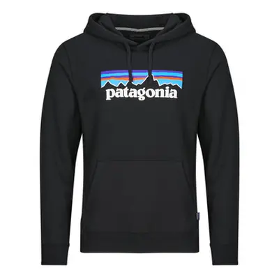 Patagonia P-6 Logo Uprisal Hoody men's Sweatshirt in Black