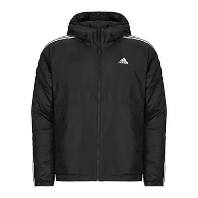 Adidas Essentials 3-Stripes Insulated Hooded Jacket men's Jacket in Black