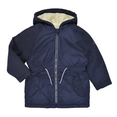 Petit Bateau TITTOU girls's Children's Parka in Marine