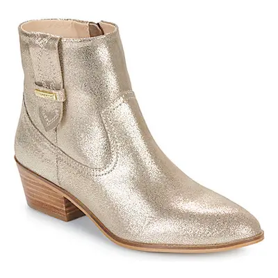 Les Tropéziennes par M Belarbi LADYZ women's Low Ankle Boots in Gold