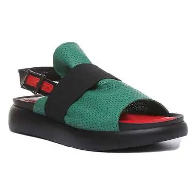 Justinreess England Esme women's Sandals in Green