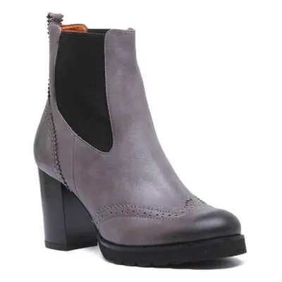 Justinreess England Alice women's Low Ankle Boots in Grey