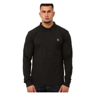 Marshall Artist Siren Long Sleeve Polo Shirt Black men's in Black