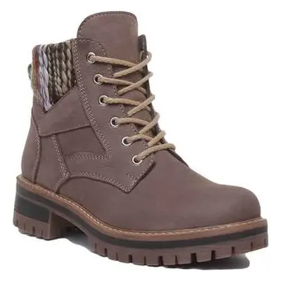 Justinreess England Ella women's Low Ankle Boots in Brown