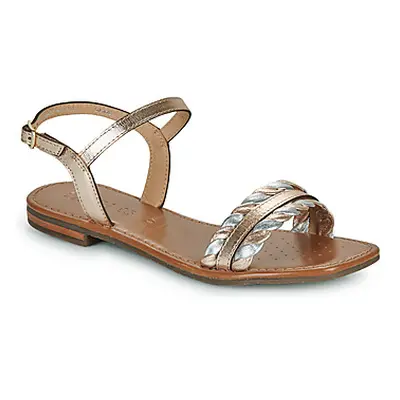 Geox D SOZY Q women's Sandals in Gold