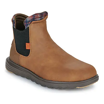 HEYDUDE Branson Classic men's Mid Boots in Brown