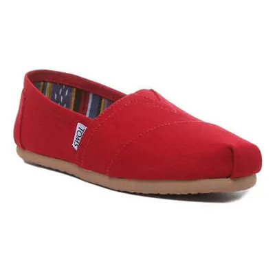 Toms Classic women's Slip-ons (Shoes) in Red